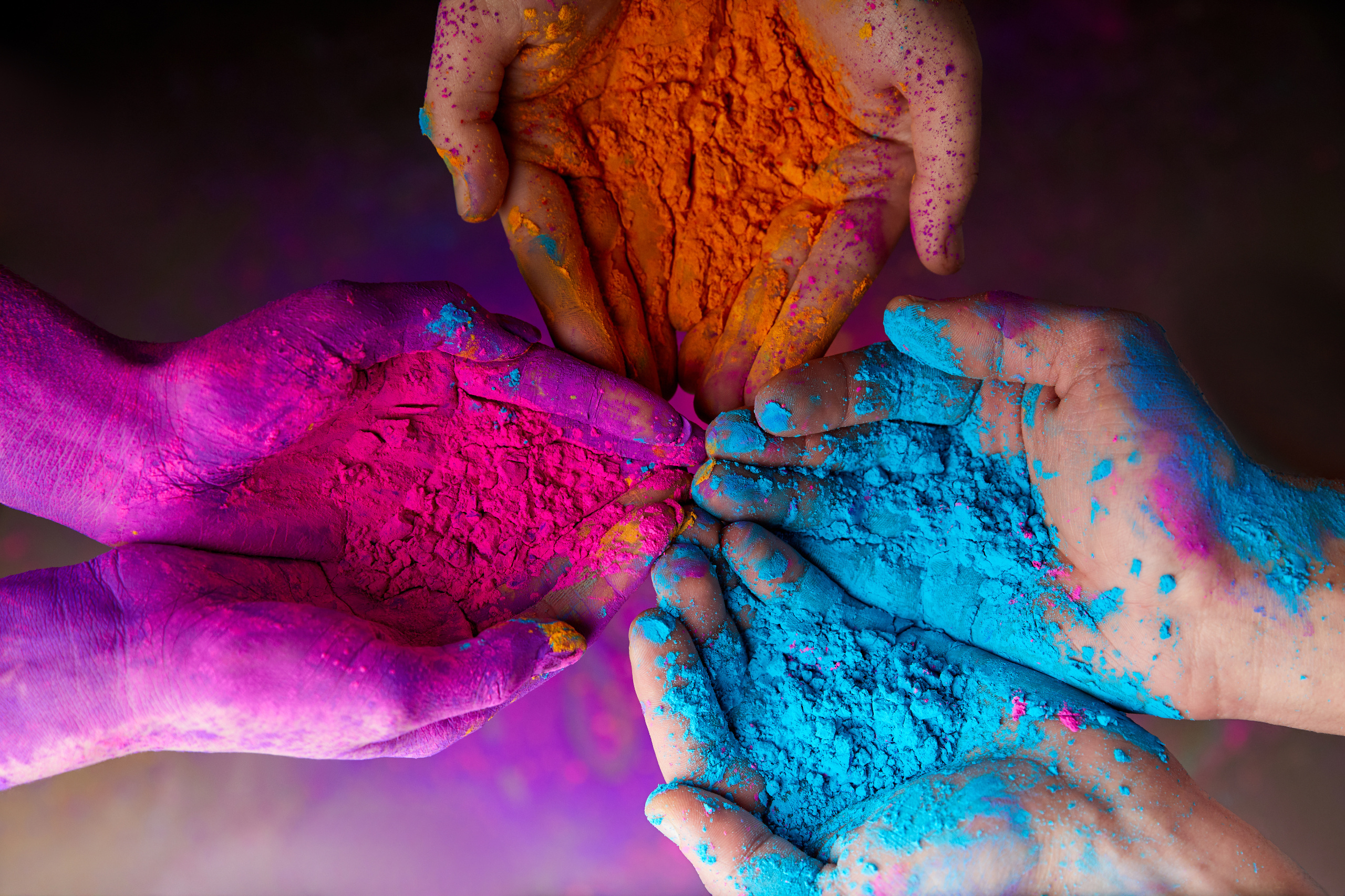 A colorful team.